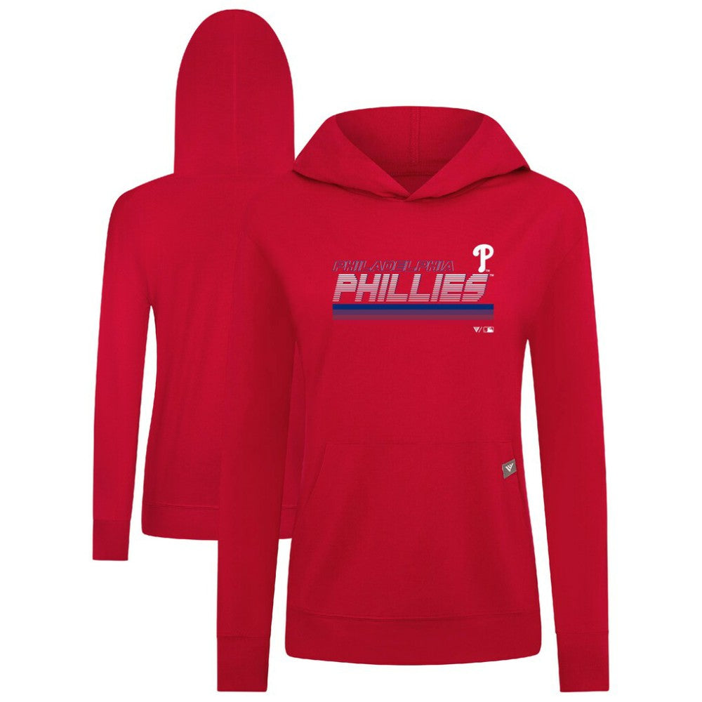 Philadelphia Phillies Levelwear Women's Relay Breaker Pullover Hoodie Sale