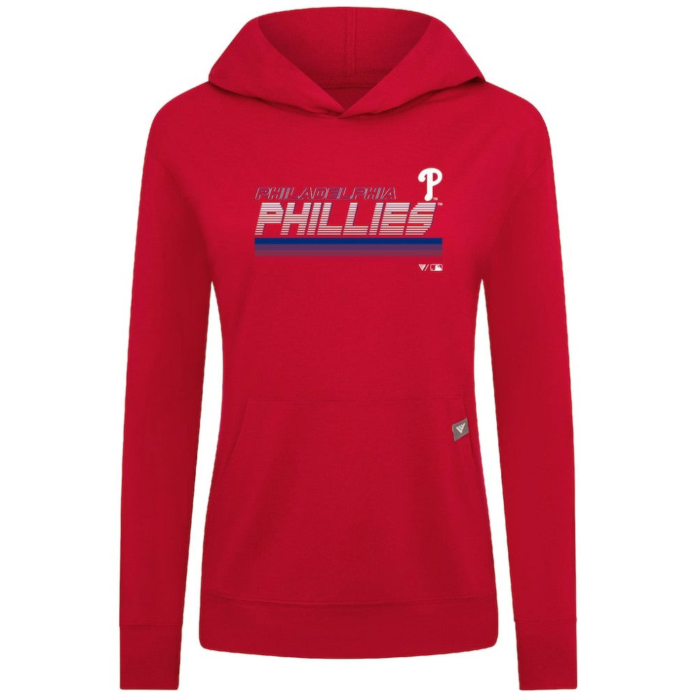 Philadelphia Phillies Levelwear Women's Relay Breaker Pullover Hoodie Sale