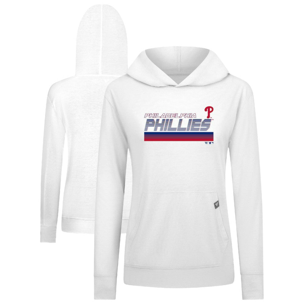 Philadelphia Phillies Levelwear Women's Relay Breaker Pullover Hoodie for sale