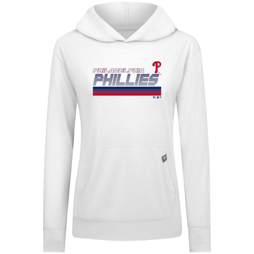 Philadelphia Phillies Levelwear Women's Relay Breaker Pullover Hoodie for sale