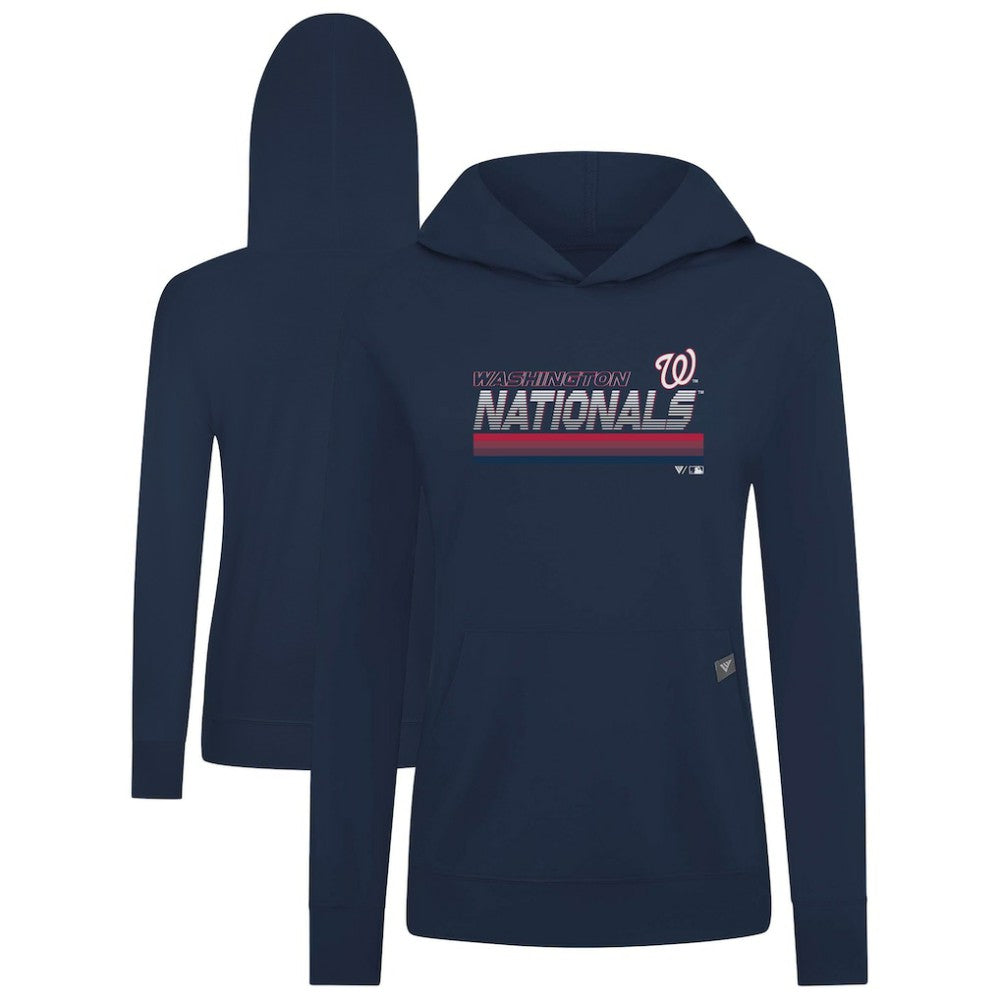 Washington Nationals Levelwear Women's Relay Breaker Pullover Hoodie Lifestyle