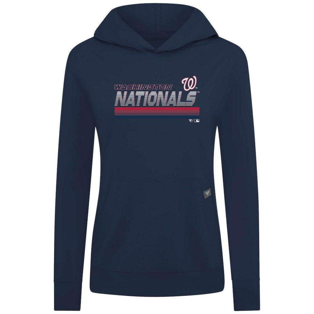 Washington Nationals Levelwear Women's Relay Breaker Pullover Hoodie Lifestyle