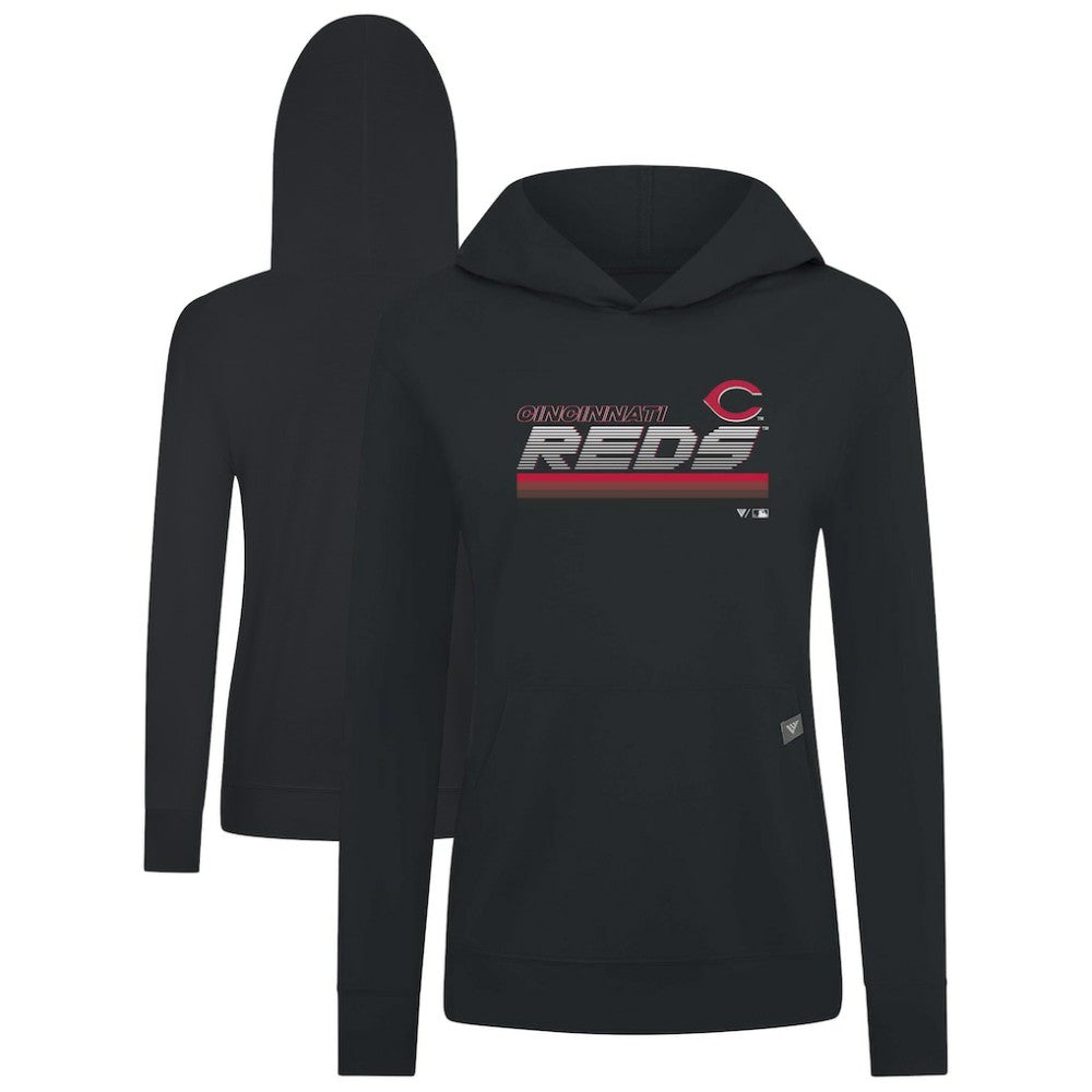 Cincinnati Reds Levelwear Women's Relay Breaker Pullover Hoodie for sale