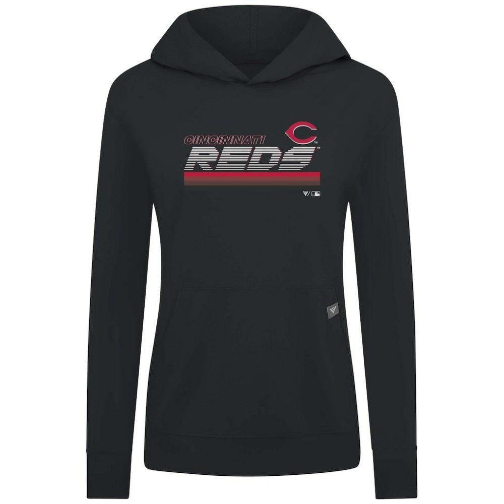 Cincinnati Reds Levelwear Women's Relay Breaker Pullover Hoodie for sale