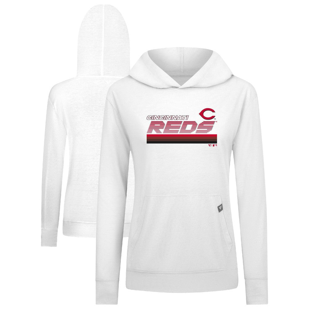 Cincinnati Reds Levelwear Women's Relay Breaker Pullover Hoodie for sale