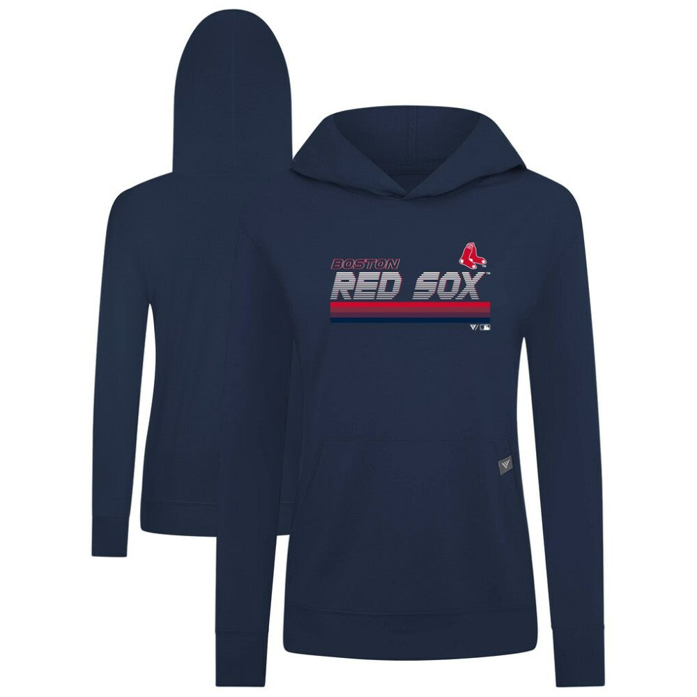 Boston Red Sox Levelwear Women's Relay Breaker Pullover Hoodie On Sale