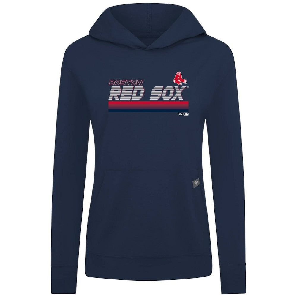 Boston Red Sox Levelwear Women's Relay Breaker Pullover Hoodie On Sale
