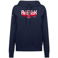 Boston Red Sox Levelwear Women's Adorn Retro 3D Pullover Hoodie On Sale