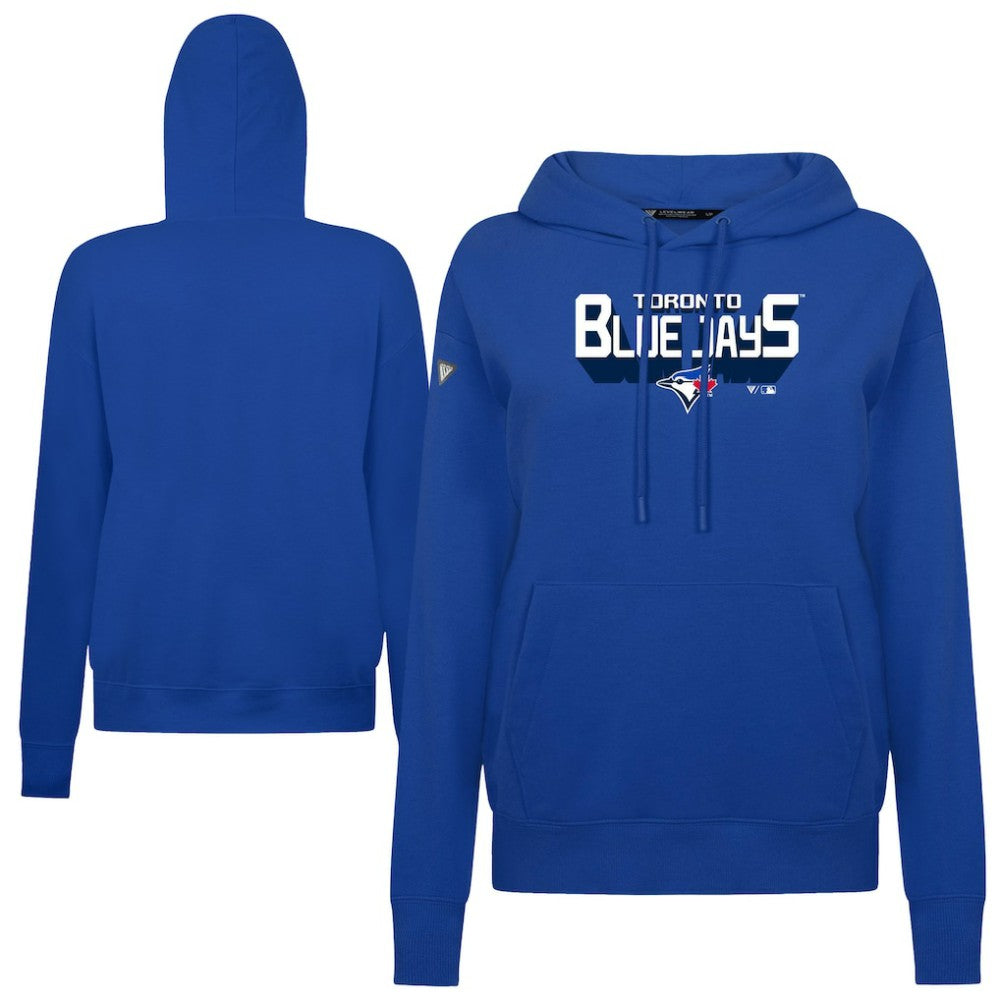 Toronto Blue Jays Levelwear Women's Adorn Retro 3D Pullover Hoodie Lifestyle