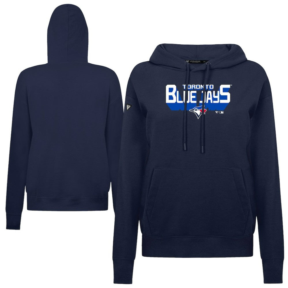 Toronto Blue Jays Levelwear Women's Adorn Retro 3D Pullover Hoodie Online