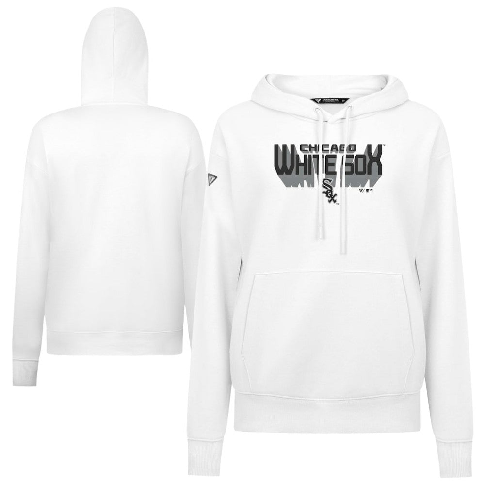 Chicago White Sox Levelwear Women's Adorn Retro 3D Pullover Hoodie for sale