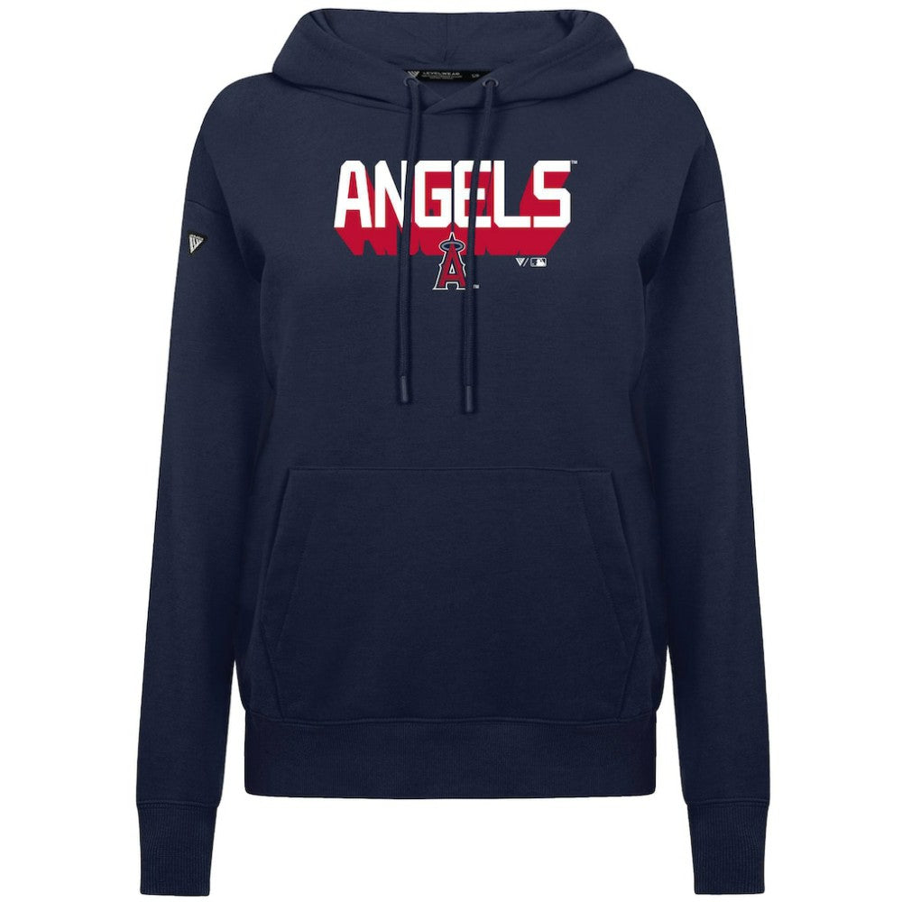 Los Angeles Angels Levelwear Women's Adorn Retro 3D Pullover Hoodie Clearance