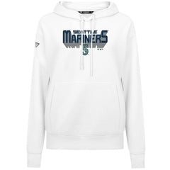 Seattle Mariners Levelwear Women's Adorn Retro 3D Pullover Hoodie On Sale
