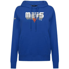 New York Mets Levelwear Women's Adorn Retro 3D Pullover Hoodie Clearance