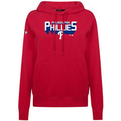 Philadelphia Phillies Levelwear Women's Adorn Retro 3D Pullover Hoodie Clearance