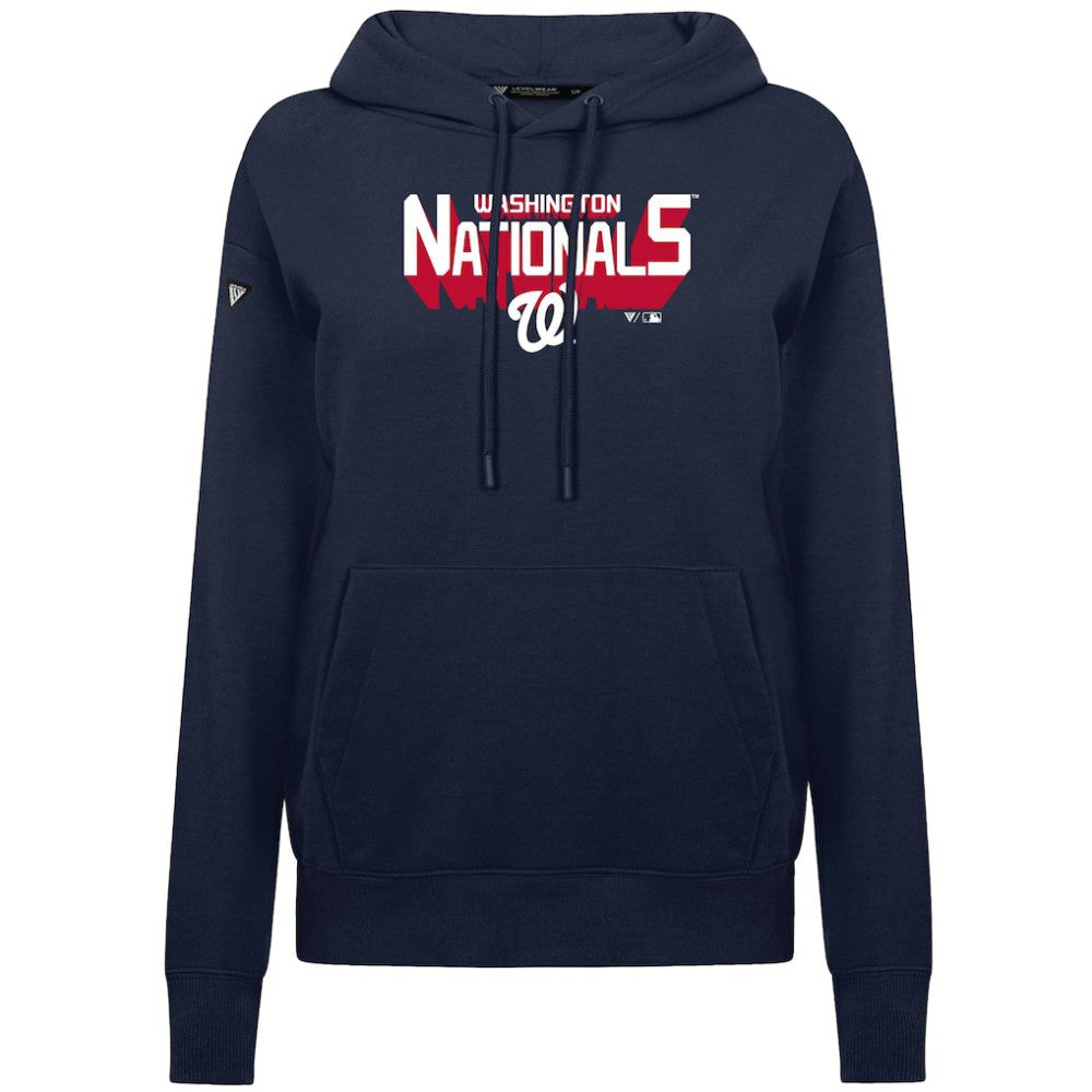 Washington Nationals Levelwear Women's Adorn Retro 3D Pullover Hoodie for sale