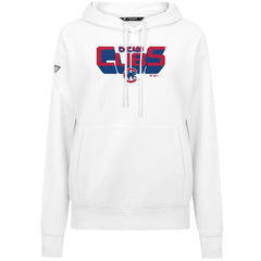 Chicago Cubs Levelwear Women's Adorn Retro 3D Pullover Hoodie Lifestyle