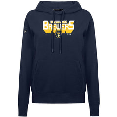 Milwaukee Brewers Levelwear Women's Adorn Retro 3D Pullover Hoodie for sale