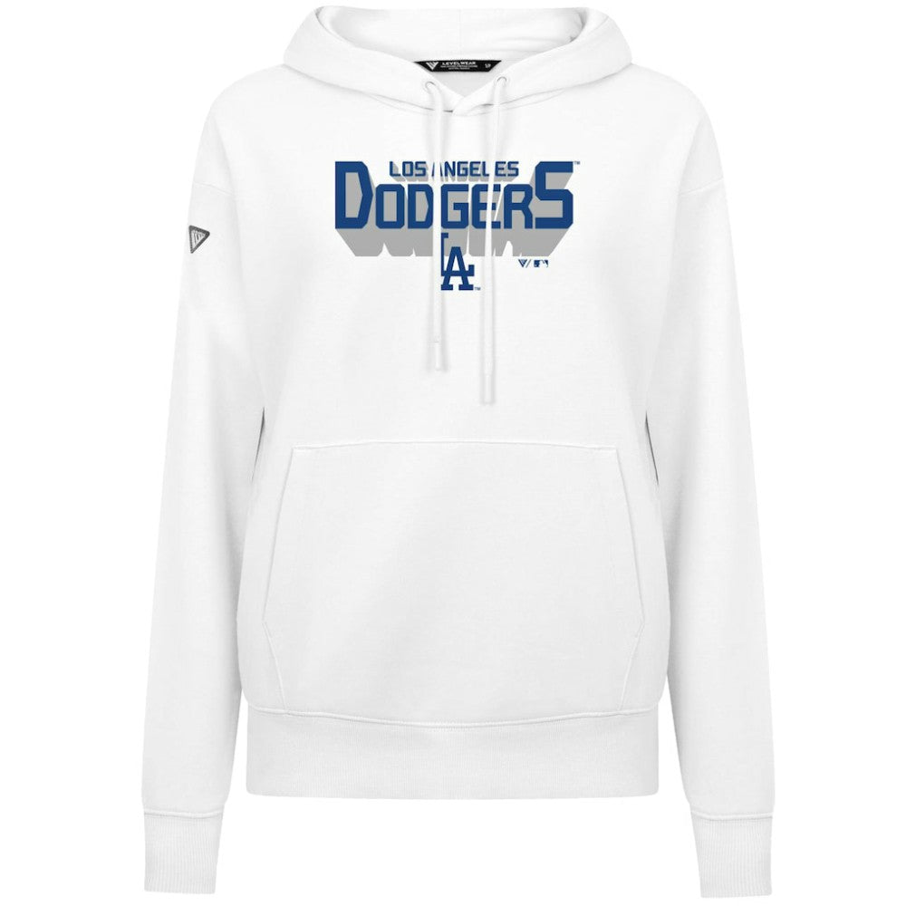 Los Angeles Dodgers Levelwear Women's Adorn Retro 3D Pullover Hoodie Sale