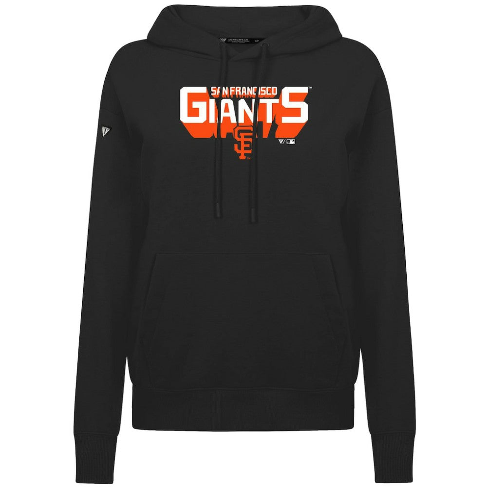 San Francisco Giants Levelwear Women's Adorn Retro 3D Pullover Hoodie Sale