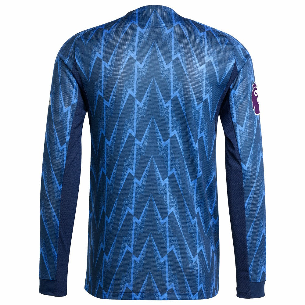 Adidas Arsenal 2025/26 Away Long Sleeve Jerseys with Patch - Blue