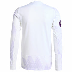 Adidas Manchester United 2025/26 Away Long Sleeve Jerseys - White