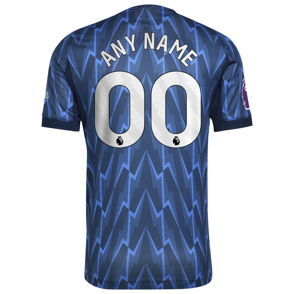 Adidas Arsenal 2025/26 Away Custom Jerseys - Blue