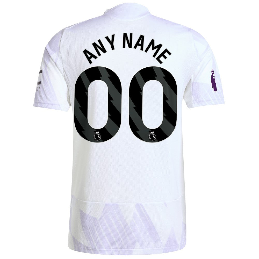 Adidas Manchester United 2025/26 Away Custom Jerseys - White