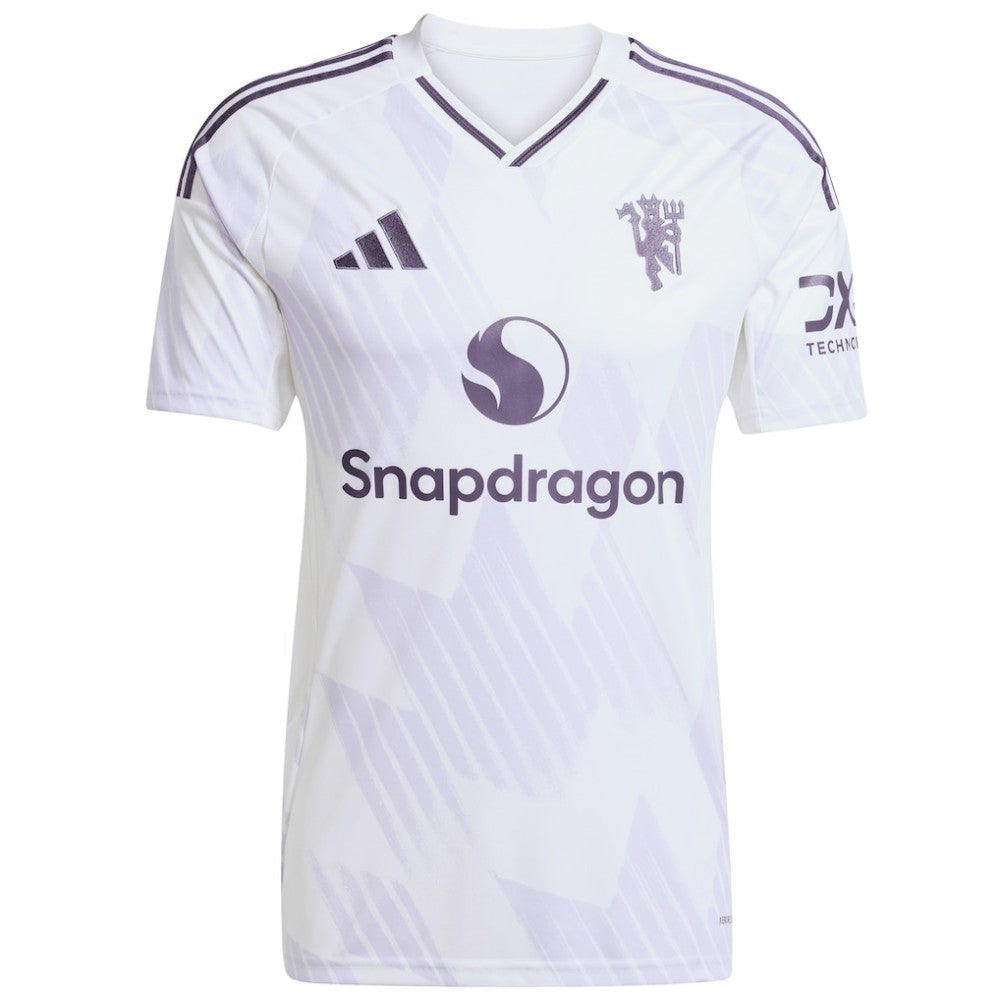 Adidas Manchester United 2025/26 Away Replica Custom Jerseys - White