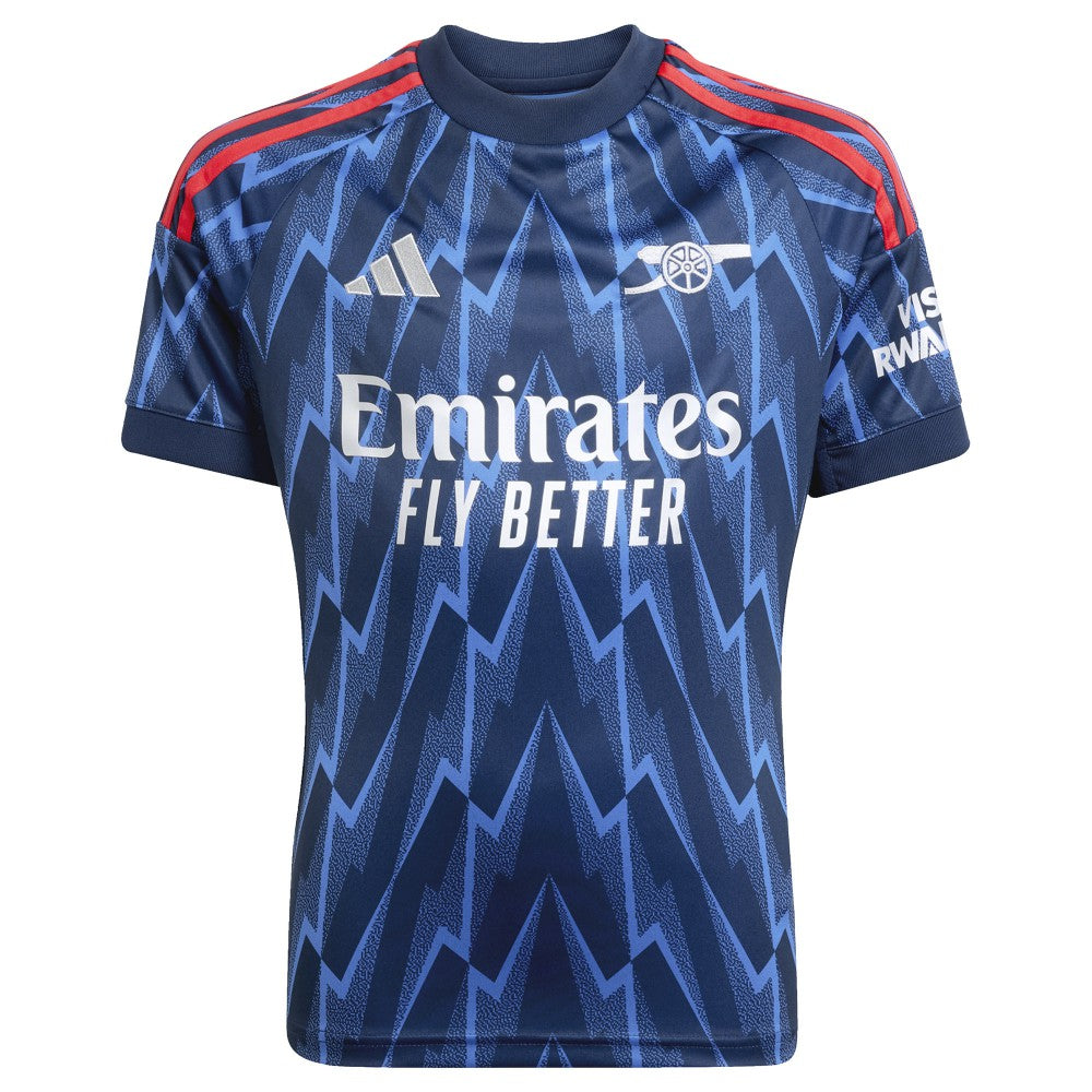 Adidas Arsenal Youth 2025/26 Away Replica Custom Jerseys - Blue