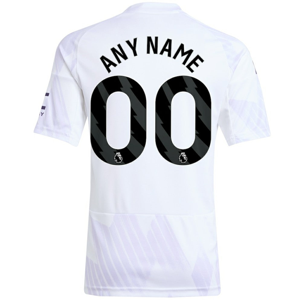 Adidas Manchester United Youth 2025/26 Away Replica Custom Jerseys - White