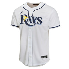 Junior Caminero Tampa Bay Rays Nike Youth Home Player Game Jersey Lifestyle