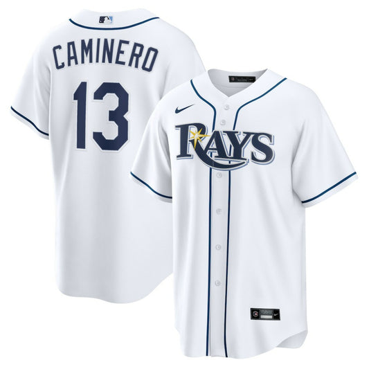 Junior Caminero Tampa Bay Rays Nike Youth Home Replica Jersey - White | MLB Jerseys