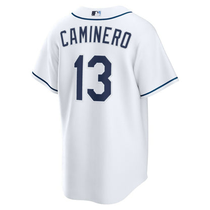 Junior Caminero Tampa Bay Rays Nike Youth Home Replica Jersey - White | MLB Jerseys