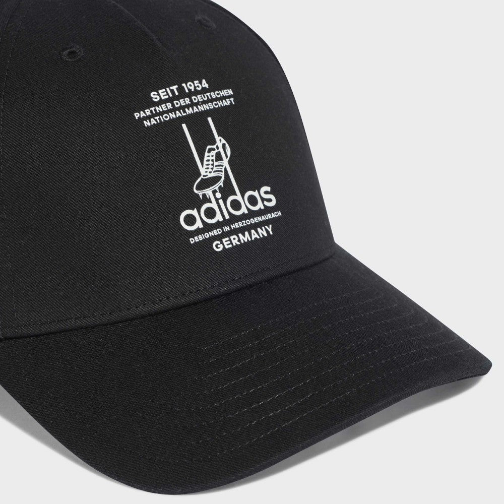 Adidas Germany National Team Unisex Adjustable Hat - Black