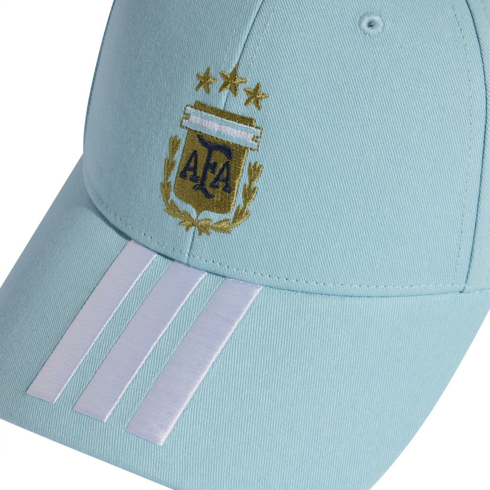 Adidas Argentina National Team Unisex FIFA x World Cup Team Baseball Adjustable Hat - Light Blue