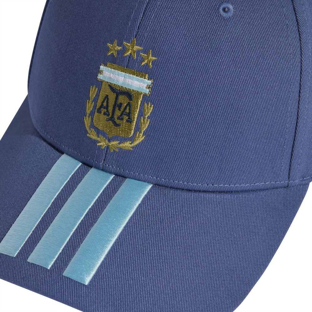 Adidas Argentina National Team Unisex FIFA x World Cup Team Baseball Adjustable Hat - Blue
