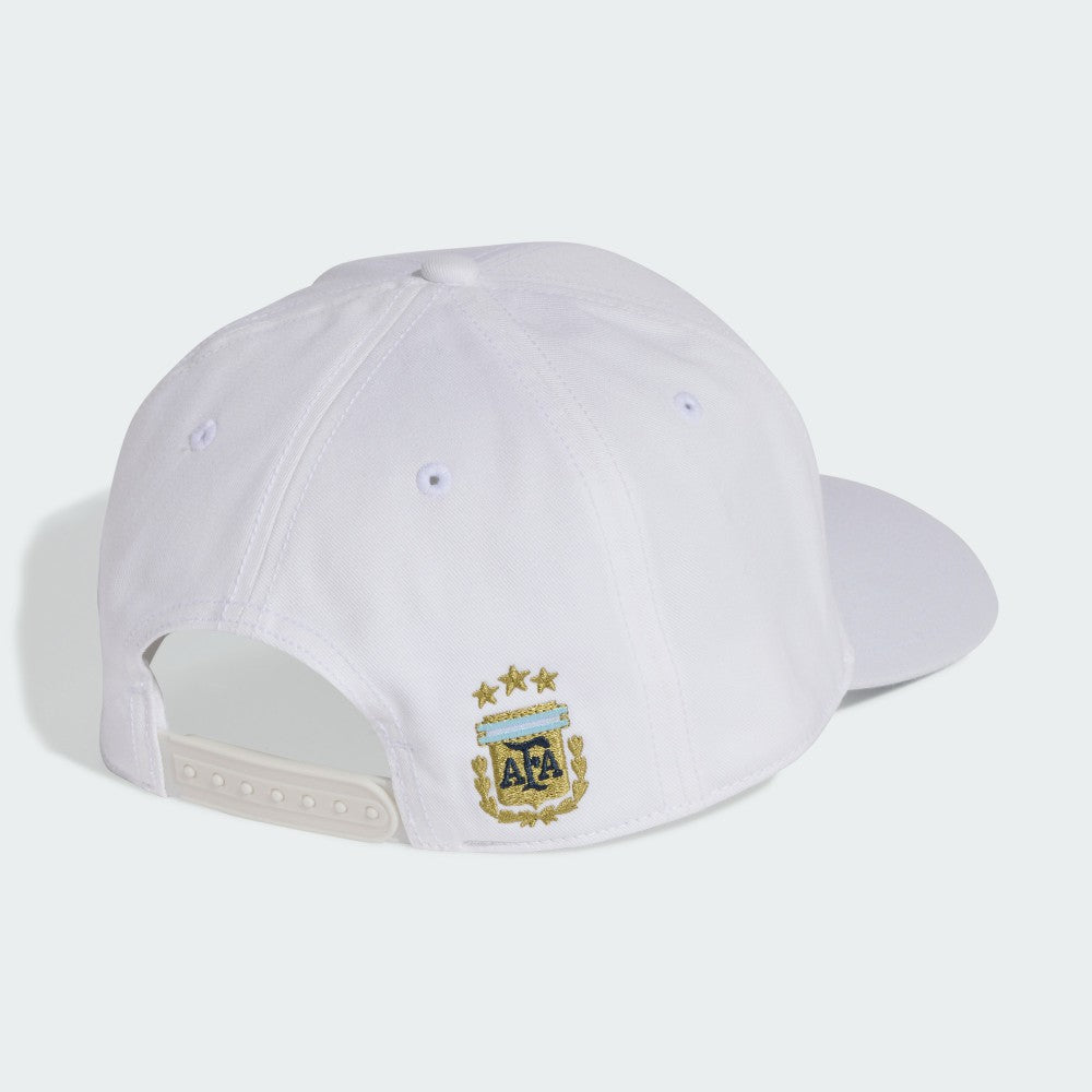 Adidas Argentina National Team Unisex FIFA x World Cup Team Snapback Hat - White