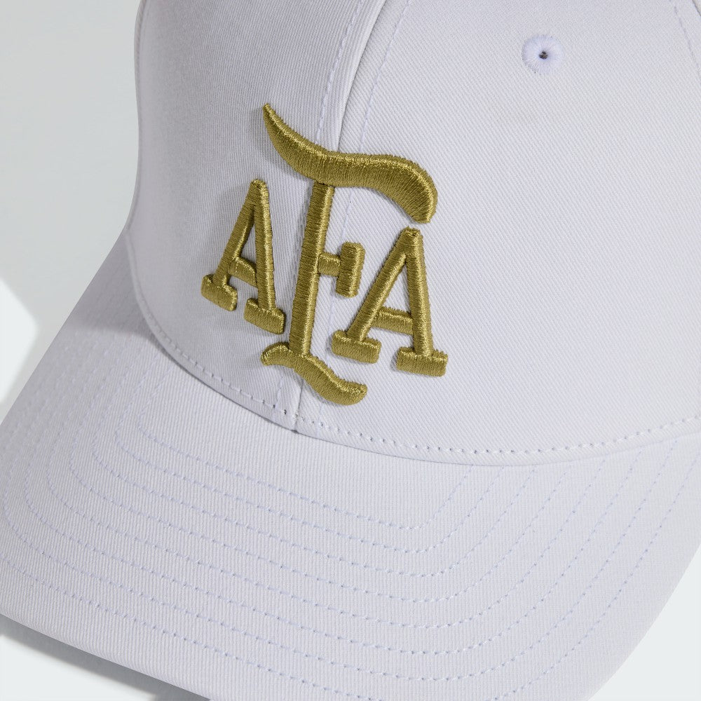 Adidas Argentina National Team Unisex FIFA x World Cup Team Snapback Hat - White