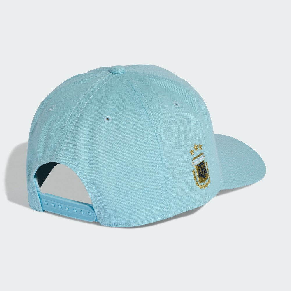 Adidas Argentina National Team Unisex FIFA x World Cup Team Snapback Hat - Light Blue