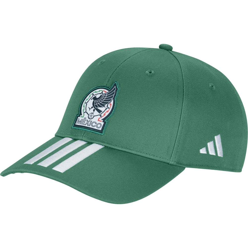 Adidas Mexico National Team Unisex FIFA x World Cup 2026 3 Stripes Baseball Adjustable Hat - Green