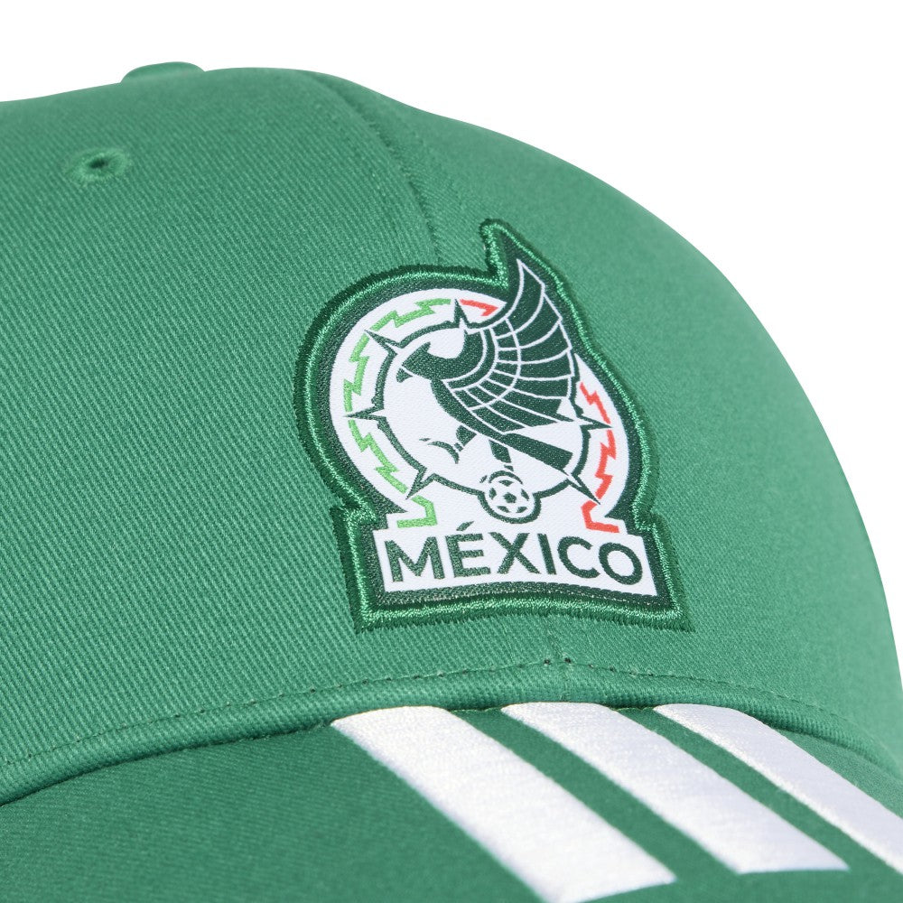 Adidas Mexico National Team Unisex FIFA x World Cup 2026 3 Stripes Baseball Adjustable Hat - Green