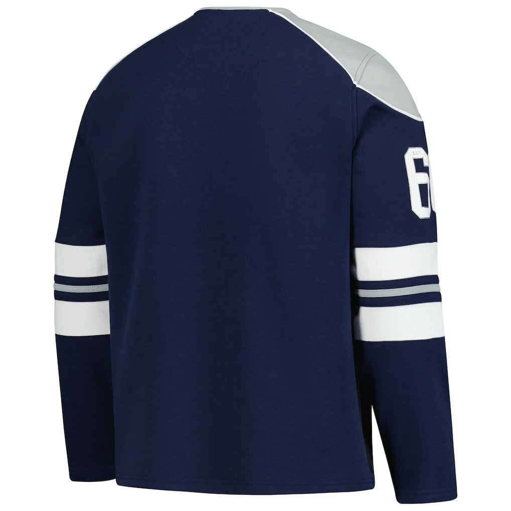 Dallas Cowboys G-III Sports by Carl Banks Adaptive Lord Stanley Crewneck Sweatshirt Navy - NFL