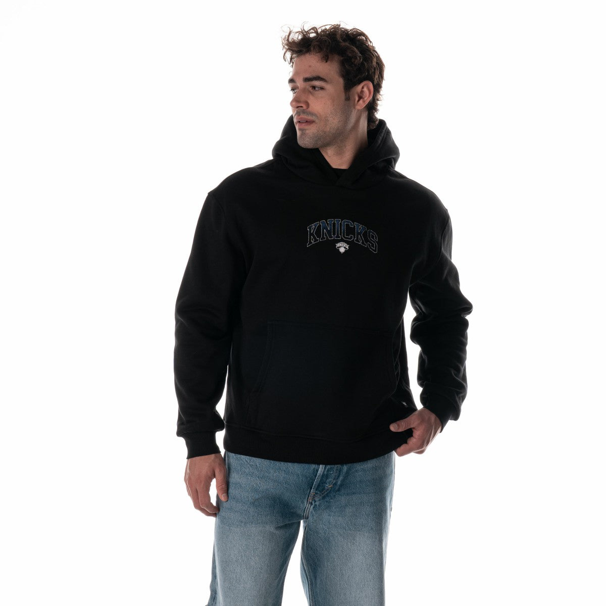 NBA - New York Knicks The Wild Collective Unisex Splatter Premium Hoodie - Black