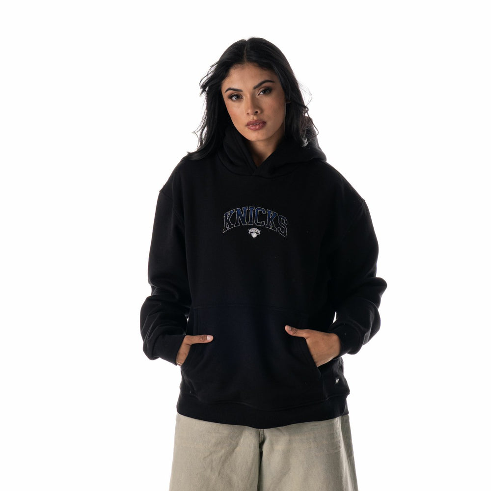 NBA - New York Knicks The Wild Collective Unisex Splatter Premium Hoodie - Black