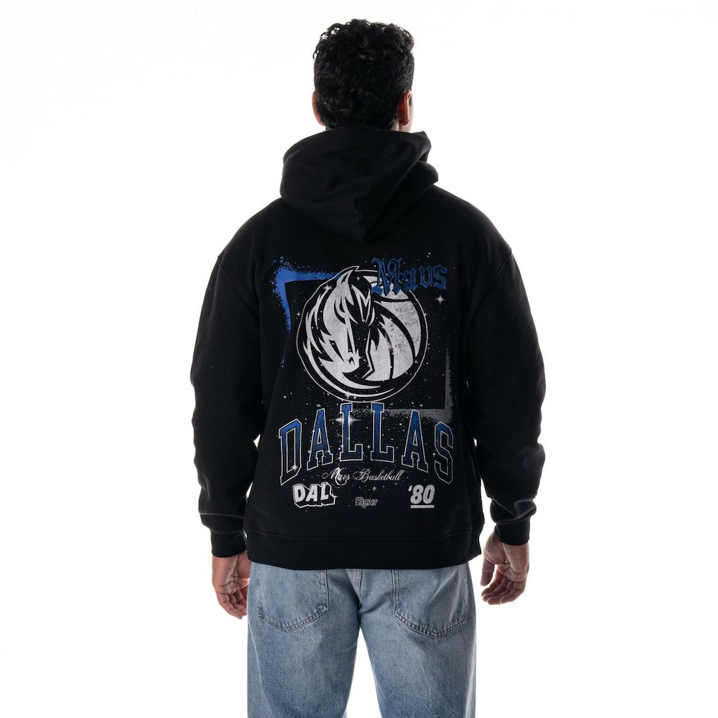 NBA - Dallas Mavericks The Wild Collective Unisex Splatter Premium Hoodie - Black