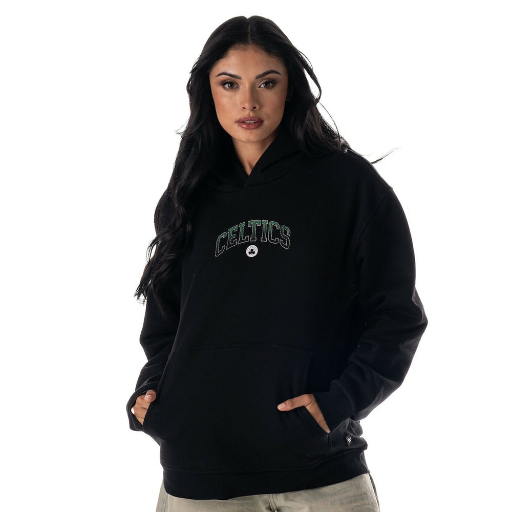 NBA - Boston Celtics The Wild Collective Unisex Splatter Premium Hoodie - Black