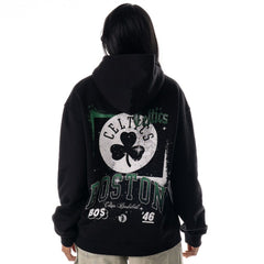 NBA - Boston Celtics The Wild Collective Unisex Splatter Premium Hoodie - Black