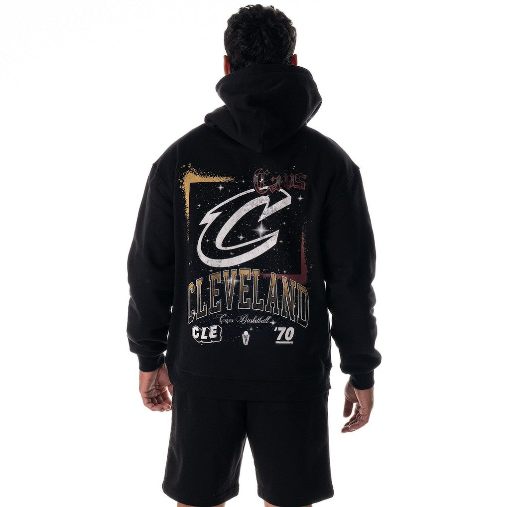 NBA - Cleveland Cavaliers The Wild Collective Unisex Splatter Premium Hoodie - Black