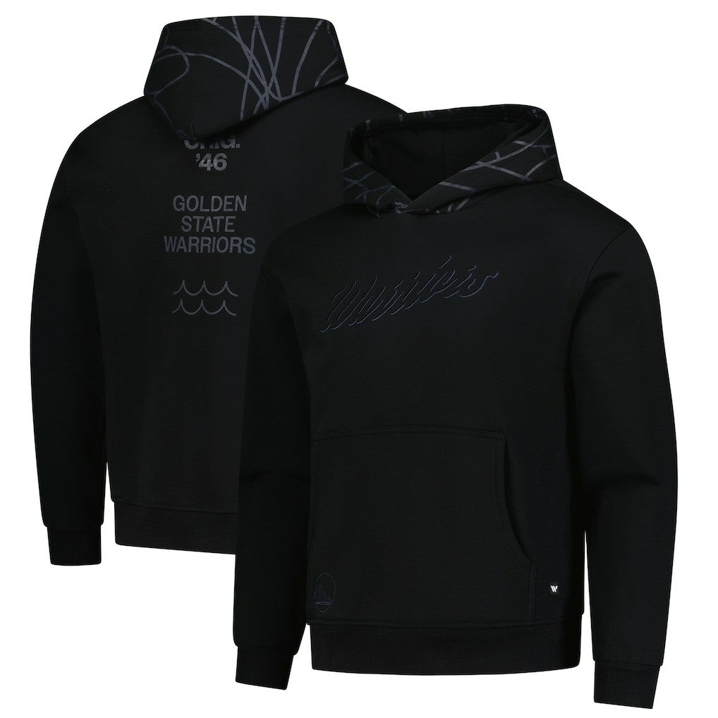 NBA - Golden State Warriors The Wild Collective Unisex Blackout Hoodie